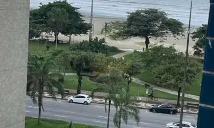 Apartamento vista praia mar - josé menino - santos/sp