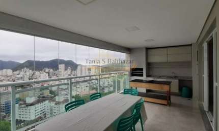 Apartamento Alto Padrão com 3 Dormitórios sendo 1 Suíte - à Venda - Vila Luis Antônio - Guarujá/SP