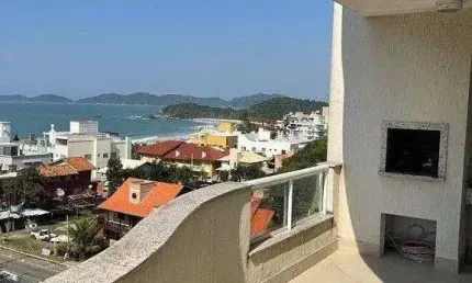Cobertura mobiliada com vista para o mar com 03 suítes, com 02 garagens em Bombinhas