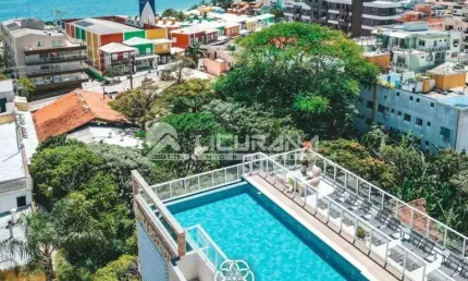 Flat/Studio Compacto com Varanda, no Apart Hotel Vila do Centro