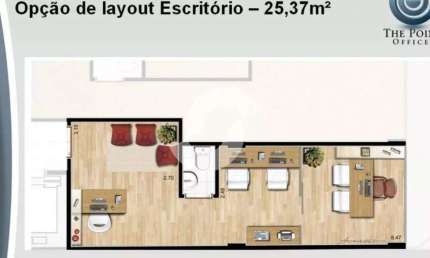Sala comercial para alugar na Rua da Conceição, nº 100, 10, Centro, Niterói, 32 m2 por R$ 1.200