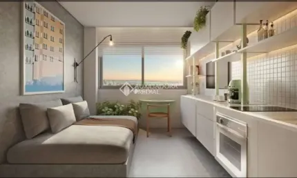 Apartamento com 1 quarto à venda na Rua Gonçalves Dias, 37, Menino Deus, Porto Alegre, 17 m2 por R$ 358.397