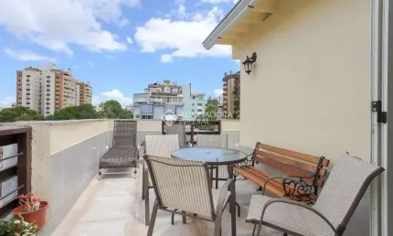 Cobertura com 2 quartos à venda na Rua Amélia Teles, 553, Petrópolis, Porto Alegre, 165 m2 por R$ 895.000