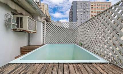 Cobertura com 1 quarto à venda na Rua General João Manoel, 412, Centro Histórico, Porto Alegre, 136 m2 por R$ 480.000