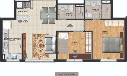 Apartamento com 2 quartos à venda na Rua Fernando Cortez, 553, Cristo Redentor, Porto Alegre, 59 m2 por R$ 579.000