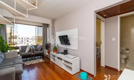 Cobertura com 2 quartos à venda na rua mucio teixeira, 134, menino deus, porto alegre, 97 m2 por r$ 480.000