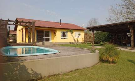 Casa em condomínio fechado com 3 quartos à venda na Rodovia ERS-040, 60, Águas Claras, Viamão, 120 m2 por R$ 510.000