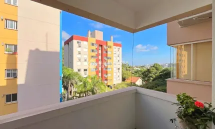 Apartamento com 2 quartos à venda na rua costa lima, 791, nonoai, porto alegre, 61 m2 por r$ 365.000