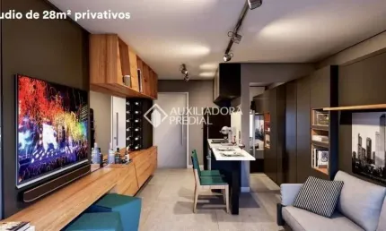 Apartamento com 1 quarto à venda na Rua Curvelo, 100, Petrópolis, Porto Alegre, 28 m2 por R$ 500.000
