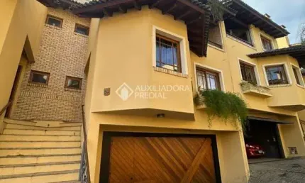 Casa em condomínio fechado com 3 quartos à venda na rua landel de moura, 999, tristeza, porto alegre, 235 m2 por r$ 1.390.000