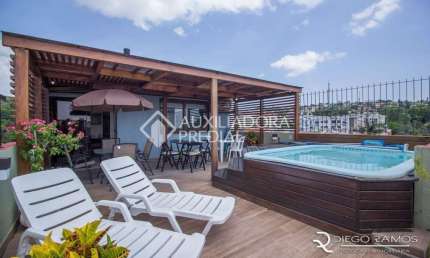Cobertura com 3 quartos à venda na Rua Silveiro, 282, Menino Deus, Porto Alegre, 220 m2 por R$ 1.840.000