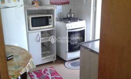 Apartamento com 2 quartos à venda na Avenida João Antônio Silveira, 1558, Restinga, Porto Alegre, 49 m2 por R$ 128.000