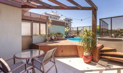 Cobertura com 3 quartos à venda na Rua Saldanha Marinho, 199, Menino Deus, Porto Alegre, 162 m2 por R$ 1.190.000