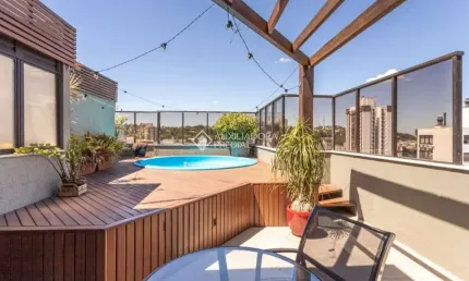 Cobertura com 3 quartos à venda na Rua Saldanha Marinho, 199, Menino Deus, Porto Alegre, 162 m2 por R$ 1.190.000