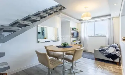 Cobertura com 3 quartos à venda na rua engenheiro sadi castro, 891, sarandi, porto alegre, 95 m2 por r$ 450.000