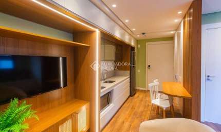 Flat com 1 quarto para alugar na Avenida Lageado, 615, Petrópolis, Porto Alegre, 37 m2 por R$ 3.200