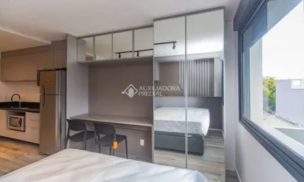 Loft com 1 quarto para alugar na rua casemiro de abreu, 576, bela vista, porto alegre, 30 m2 por r$ 3.600