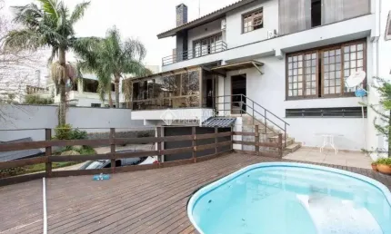 Casa em condomínio fechado com 3 quartos para alugar na Rua Alcebíades Antônio dos Santos, 356, Nonoai, Porto Alegre, 340 m2 por R$ 6.500