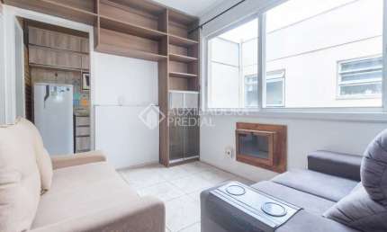 Apartamento com 1 quarto para alugar na Rua Mucio Teixeira, 90, Menino Deus, Porto Alegre, 28 m2 por R$ 1.300
