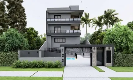 Apartamento com 2 quartos à venda na Rua Miguel Bertolino Pizatto, 1480, Iguaçu, Araucária, 107 m2 por R$ 650.000