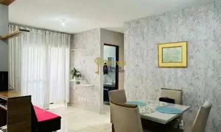Apartamento Mobiliado 02 quartos, área de lazer e churrasqueira por apenas R$2.600,00 - Bairro Espinheiros