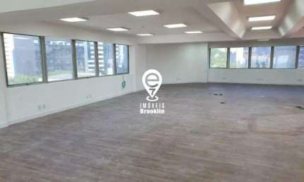 Conjunto Comercial de 204m 3 banheiros 4 vagas a 7min da estação Berrini