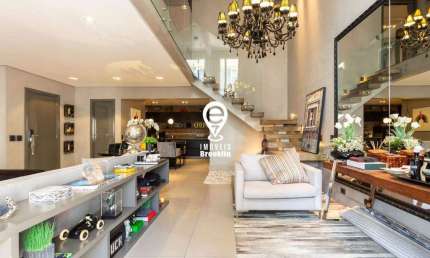 Apartamento Duplex 163m 2 suítes 3 banheiros 2 vagas mobiliado e decorado em Moema