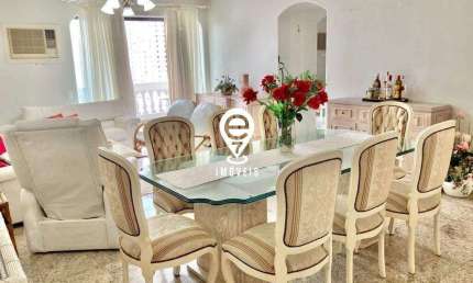LINDO APARTAMENTO PARA LOCAÇÃO DE 4 DORMITÓRIOS 3 SUITES NO GUARUJA! MOBILIADO