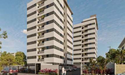 Apartamento na Planta para Venda em João Pessoa, Jardim Cidade Universitária, 2 dormitórios, 1 suíte, 1 banheiro, 1 vaga