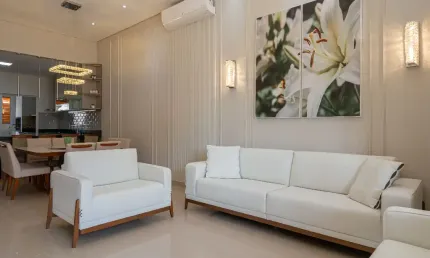 Casa térrea de condomínio à venda com 3 suítes no real park sumaré