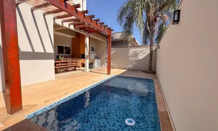 Sobrado condomínio fechado com piscina e churrasqueira - Real Park Sumaré
