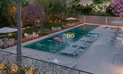 Vitale árbore – 2 quartos c/suite  em jacarepaguá com varanda e muito lazer