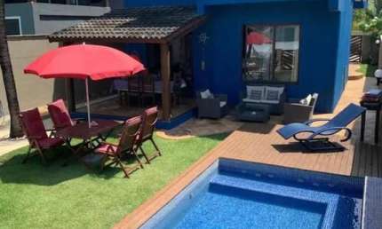 Casa em condomínio fechado com 3 quartos à venda na Rua Dos Grauçás, s/n, Arembepe (Abrantes), Camaçari