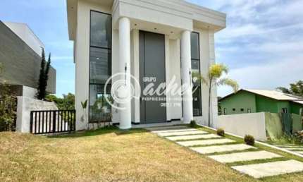 Casa de condomínio 4/4 nascente à venda no Alphaville Litoral Norte 2
