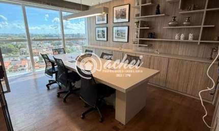 Sala comercial mobiliada para locação no Centro de Lauro de Freitas