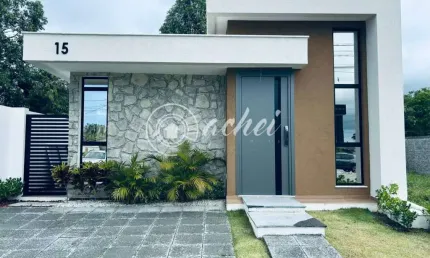 Casa em condomínio fechado com 3 quartos à venda na Rua Sucupió, sn, Abrantes, Camaçari