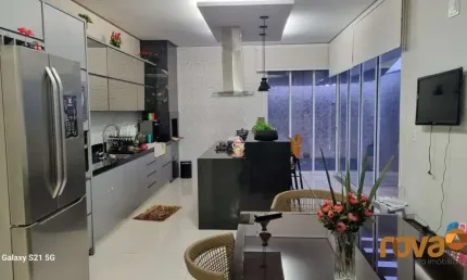 Casa em condomínio fechado com 3 quartos à venda na agostinho machado de miranda - res. araguaia, 1, parqville pinheiros, aparecida de goiânia por r$ 1.286.000