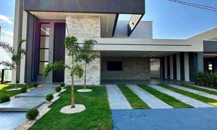 Casa em condomínio fechado com 4 quartos à venda na Noruega, 100, Terras Alpha Residencial 1, Senador Canedo por R$ 1.840.000