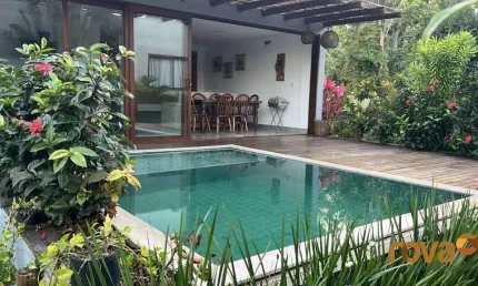 Casa em condomínio fechado com 2 quartos à venda na maramar, 100, praia de bombaça, maraú por r$ 890.000