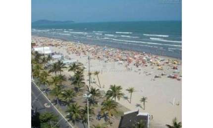 VISTA MAR E PÉ NA AREIA - APTO 1 DORM C/ ELEVADOR - GUILHERMINA - PRAIA GRANDE SP