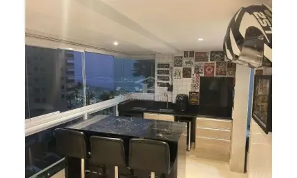APARTAMENTO  ALTO PADRÃO, 2 DORM, VARANDA GOURMET, C LAZER, VISTA LATERAL MAR, FLORIDA