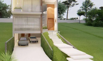 Sobrado com 3 dormitórios à venda por r$ 2.555.000,00 - santa cândida - curitiba/pr