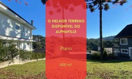 Terreno &#224; venda no Condomínio Alphaville Gramado