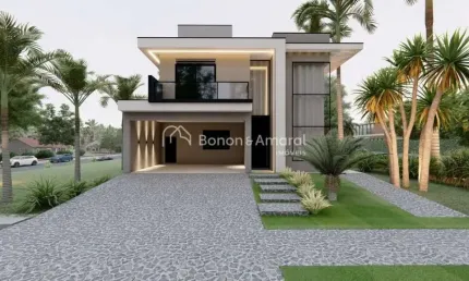 Sobrado novo à venda no Condomínio Villa Bella Siena, Jardim América, Paulínia.