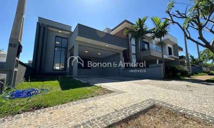 Casa térrea nova à venda no Condomínio Terras da Estância - Vila Monte Alegre - Paulínia.