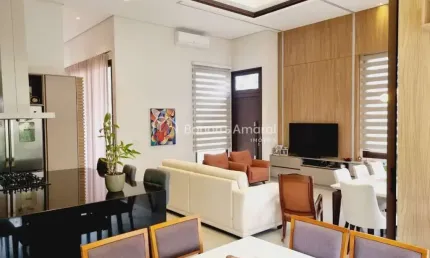 Casa à venda com 3 quartos no condomínio reserva real, paulínia