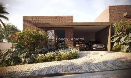 Casa Térrea em condomínio com 3 suítes, sala dois ambientes, 5 banheiros e 2 vagas na garagem - Unidade 10