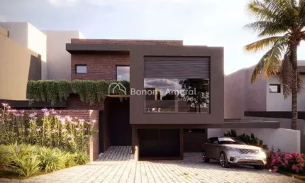 Casa em condomínio com 3 suítes, sala dois ambientes, 5 banheiros e 2 vagas na garagem - Unidade 2