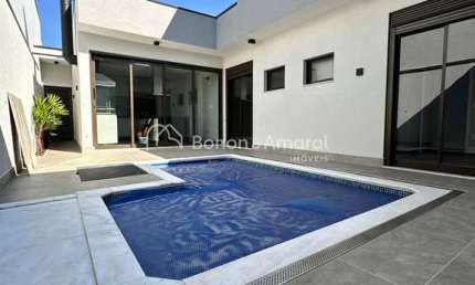 Casa Térrea no Condomínio Club Portinari, de 3 suítes à venda, Parque Brasil 500 - Paulínia/SP