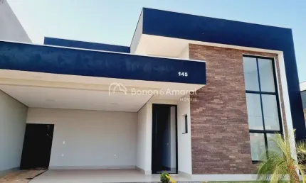 Casa para venda com 3 quartos, no condomínio santorini, parque brasil 500, paulínia.